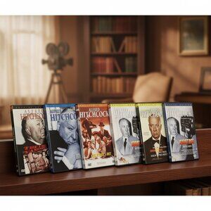 Alfred Hitchcock Collection 7 Disc DVD Box Set The Man Who Knew Too Much Lot